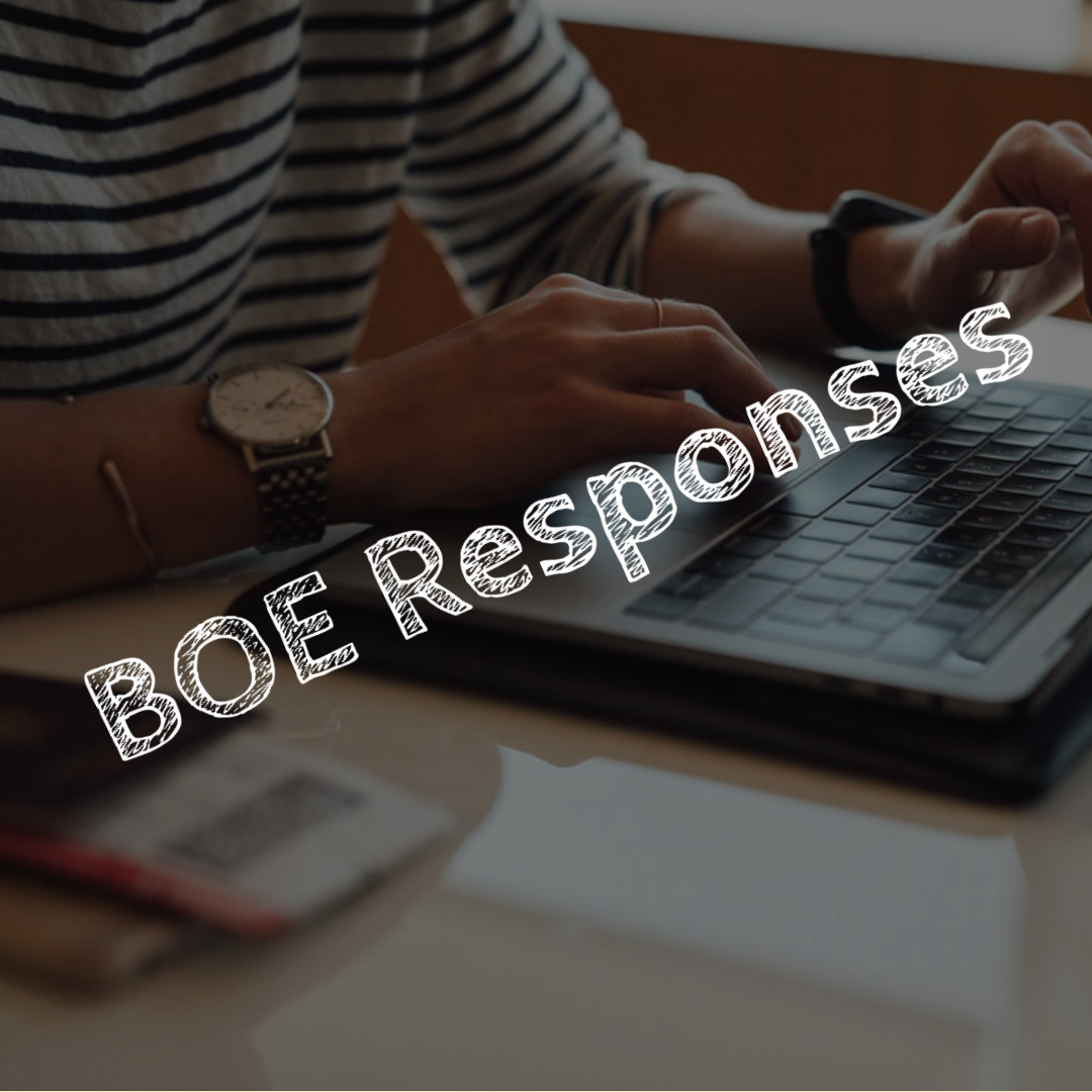 BOE Responses